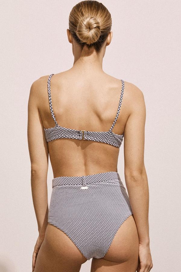 Fleur Bikini Bottom in Dot by Amaio Swim