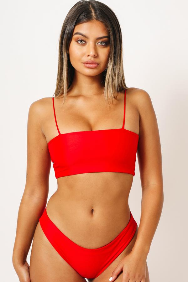 Kaohs Brigitte Bikini Top Red