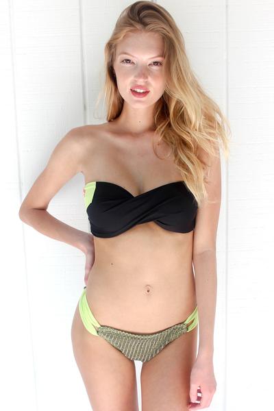 L*Space Swimwear Superfly Bottom in Citrus