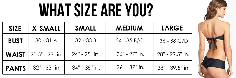 Lolli Swim Bow Bottom Size Chart